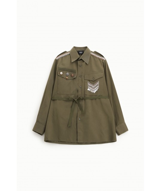 Blazer With Pockets And Decorative Buttons Dixie