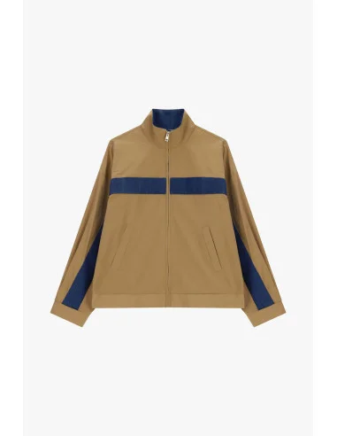 Bomber Con Fascia A Contrasto E Zip Dixie