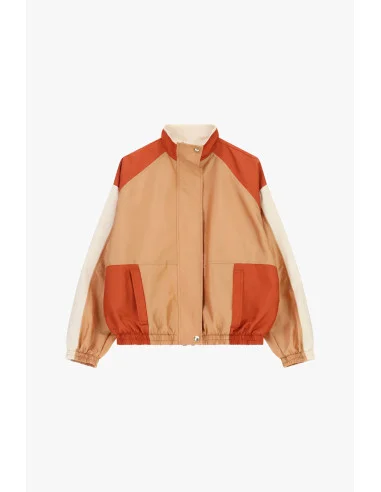 Bomber Con Pannelli A Contrasto E Dettagli Elastici Dixie