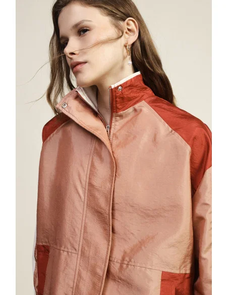 Bomber Con Pannelli A Contrasto E Dettagli Elastici Dixie