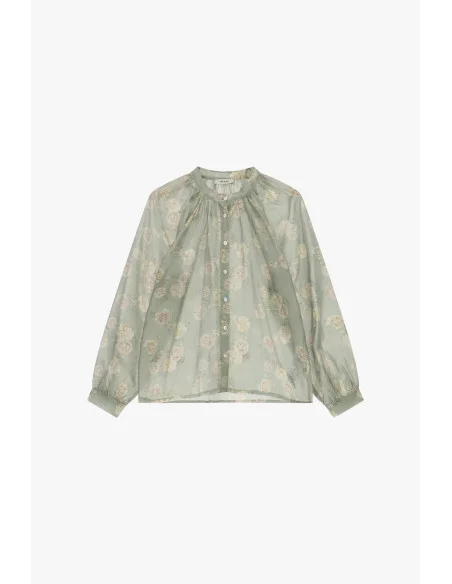 Camicia Ampia Con Fantasia Floreale E Maniche Lunghe Dixie