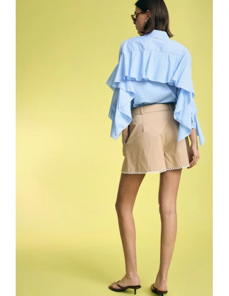 Shorts Regular-Fit Con Cintura E Bordo Traforato Please