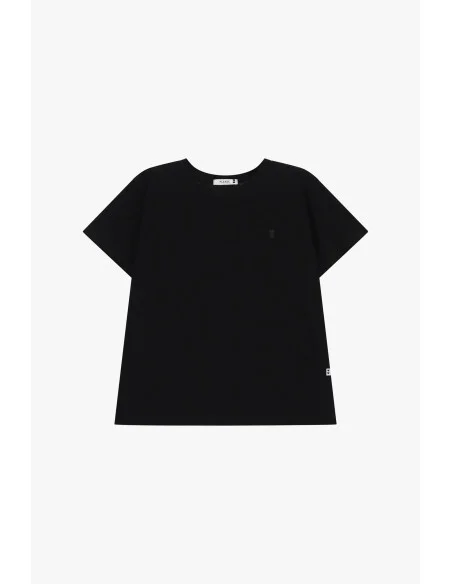 T-shirt coupe regular à col rond avec logo brodé Please