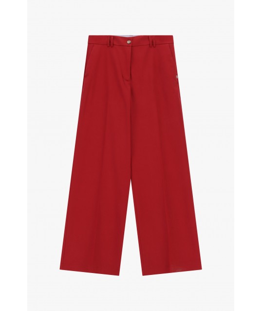 Trousers Palazzo Vita Media Con Tasche Please