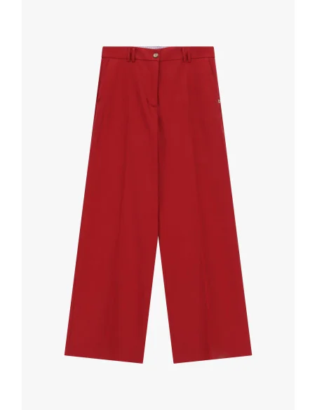 Pantalon palazzo taille mi-haute avec poches Please