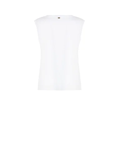 T-Shirt Ampia Smanicata Con Maxi Stampa E Borchiette A Forma Di Stelle Rinascimento