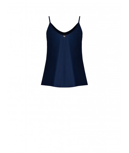 Rinascimento Satin Fitted Top