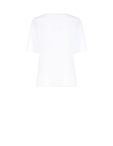 T-Shirt Over In Cotone Con Stampa Cherry Rinascimento