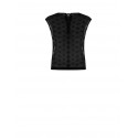 Blusa Ampia In Georgette Ricamata A Fiori Rinascimento