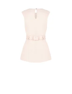 Top long en tissu fluide avec ceinture élastique et bretelles assorties Rinascimento 2