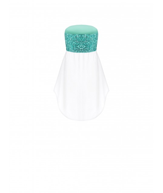 Banded Shirt With Sequined Detail Rinascimento