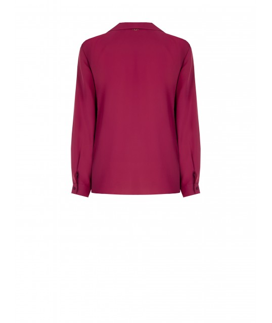 Chemise en georgette fluide sans boutons Rinascimento