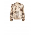 Fluid Viscose Blouse With Tie Rinascimento