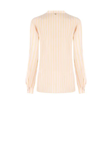 Camicia Regular In Tessuto Leggero Con Volant Rinascimento