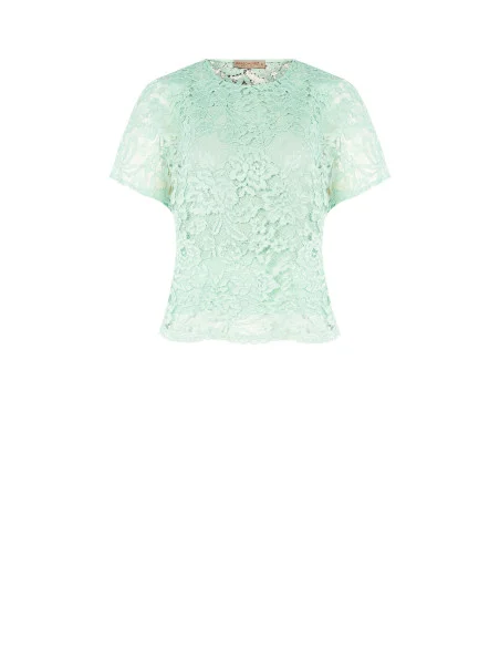 Rinascimento Over Lace Blouse