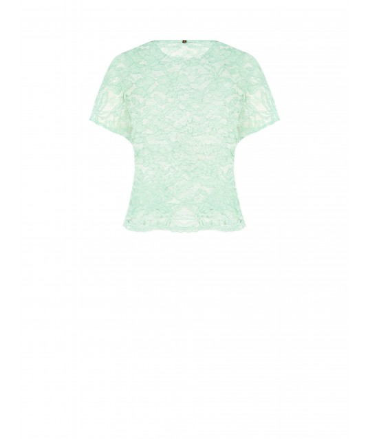 Rinascimento Over Lace Blouse