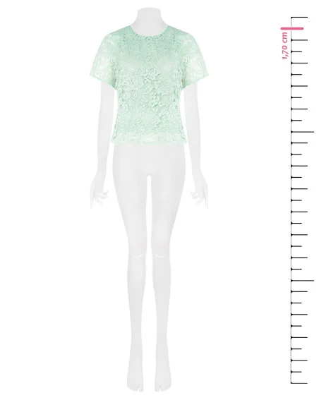 Rinascimento Over Lace Blouse