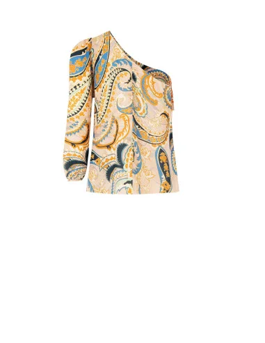 Top Monospalla Sfiancato Con Volant Rinascimento