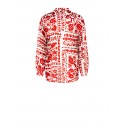 Camicia Oversize In Viscosa Rinascimento