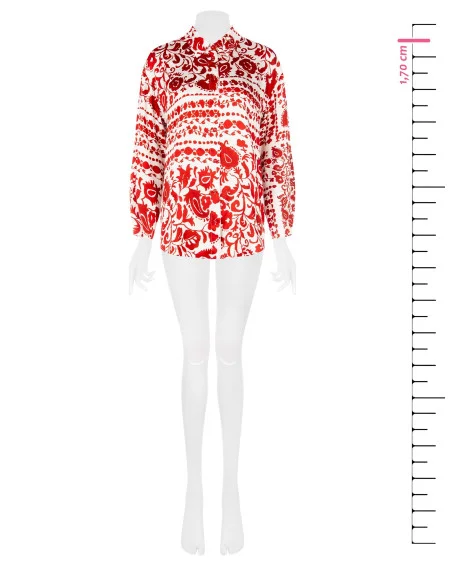 Rinascimento Viscose Oversize Shirt