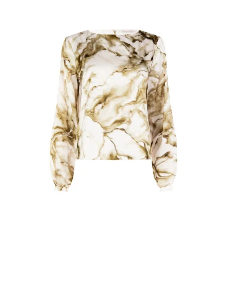 Blusa Ampia Con Macchie Glitter Rinascimento