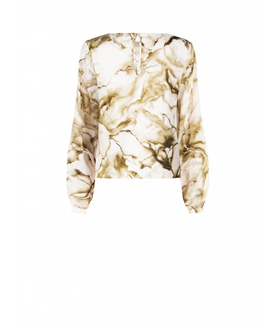 Wide Blouse With Glitter Spots Rinascimento