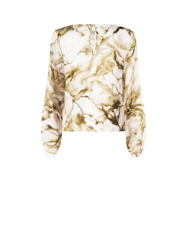 Wide Blouse With Glitter Spots Rinascimento