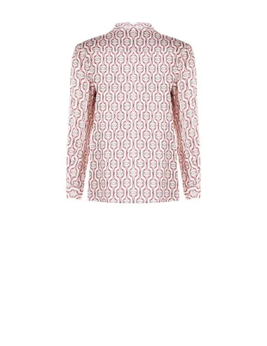 Viscose Regular Shirt With Rinascimento Logo Buttons