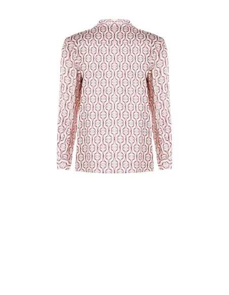 Viscose Regular Shirt With Rinascimento Logo Buttons
