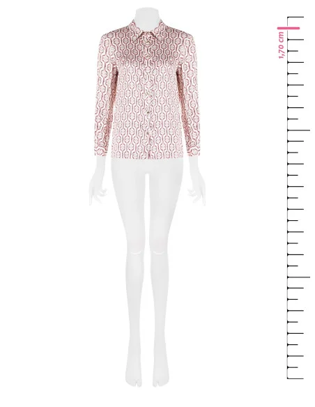 Camicia Regular In Viscosa Con Bottoni Logo Rinascimento
