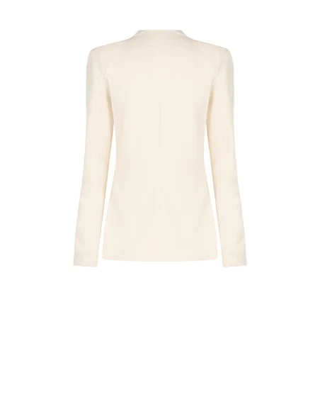 Rinascimento Scuba Crepe Blazer Jacket Without Reverses (veste de blazer en crêpe sans revers)