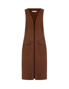 Gilet Lungo Aperto Con Spacchi Laterali Rinascimento