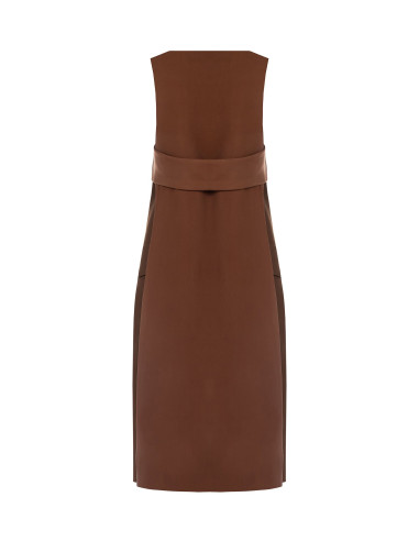Long gilet ouvert avec fentes latérales Rinascimento
