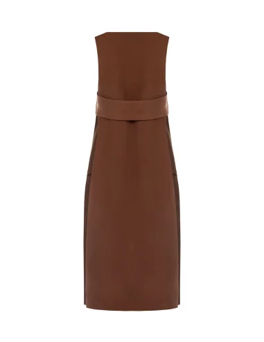 Long gilet ouvert avec fentes latérales Rinascimento