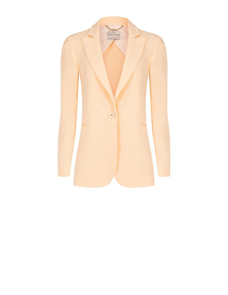 Giacca Blazer Sfiancata In Crepe Rinascimento