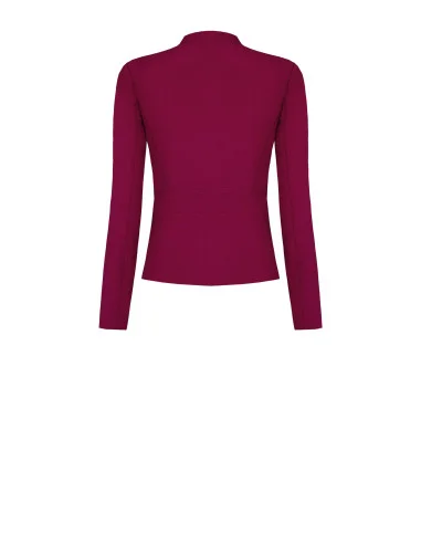 Technical fabric jacket with buckle Rinascimento