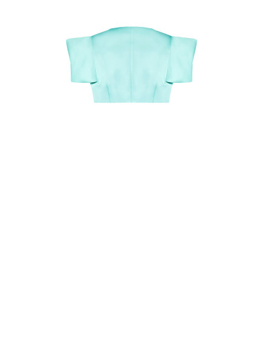 Rinascimento Satin Short Open Shrug Bolero