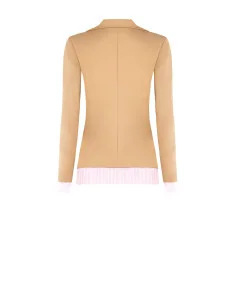 Rinascimento Polyester Blazer Jacket With Striped Inserts 2
