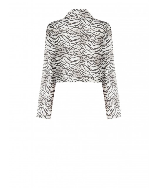 Rinascimento - Veste en jean stretch zébré