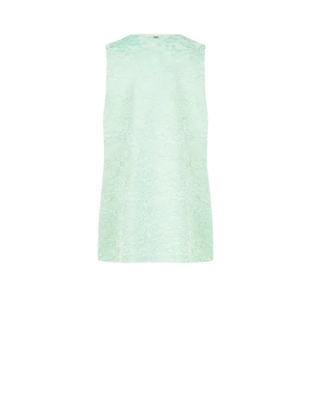 Long Open Lace Vest Rinascimento