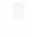 Blusa Ampia In Cotone A Righe Ricamato E Traforato Rinascimento