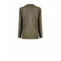 Rinascimento - Veste blazer en simili-cuir froissé