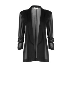 Giacca Blazer Aperta In Tulle Elasticizzato Rinascimento