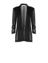 Rinascimento Open Tulle Stretch Blazer Jacket