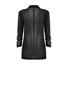 Rinascimento - Veste blazer extensible en tulle ouvert 2