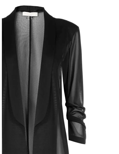 Rinascimento Open Tulle Stretch Blazer Jacket