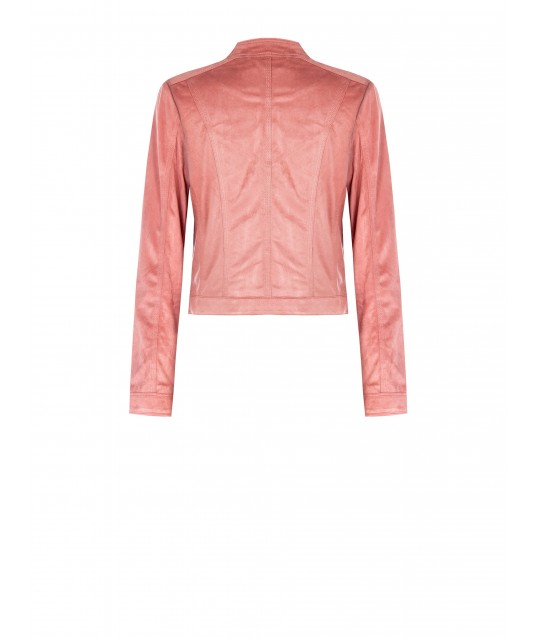 Rinascimento Biker Jacket Short and Folded In Suede Imitation