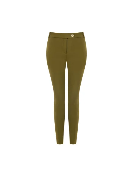 Cropped Cropped Trousers In Scuba Crepe Rinascimento