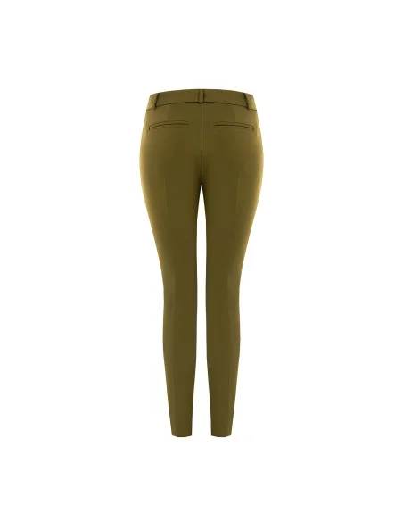 Cropped Cropped Trousers In Scuba Crepe Rinascimento