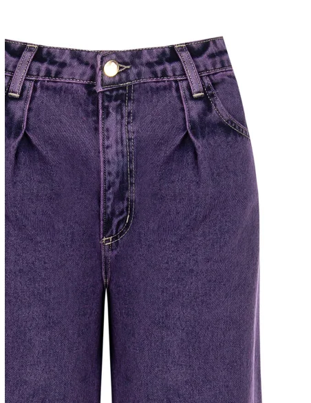Jeans Coloured Palace avec ourlet haut Rinascimento